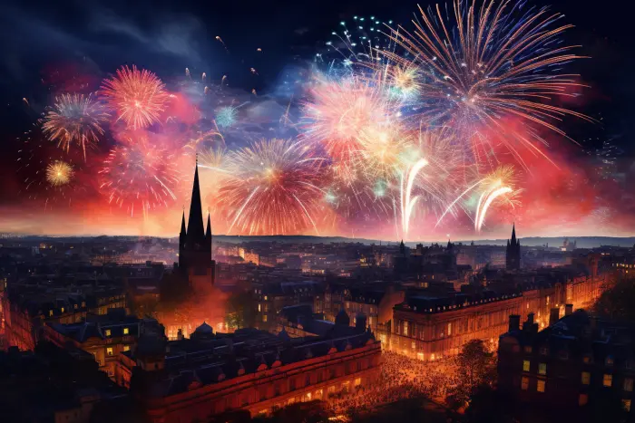 Silvester in Edinburgh