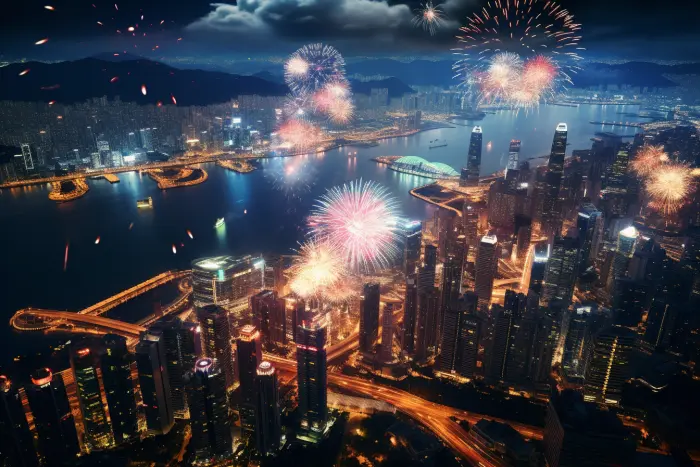 Silvester in Hongkong