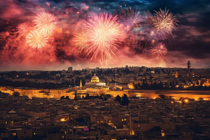 Silvester in Jerusalem