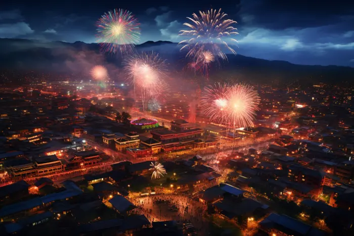 Silvester in Kathmandu Silvester in Kathmandu