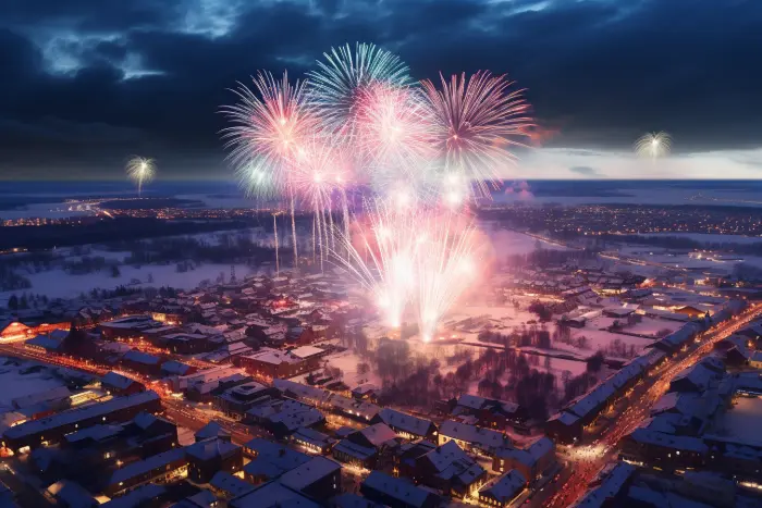 Silvester in Krasnojarsk