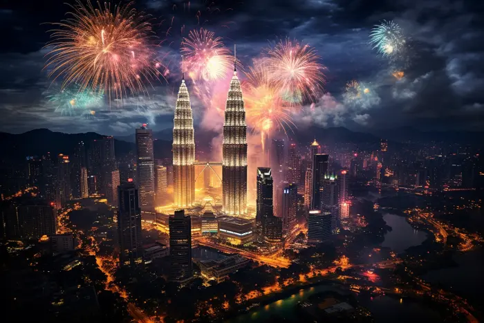 Silvester in Kuala Lumpur