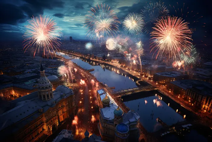 Silvester in Moskau Silvester in Moskau