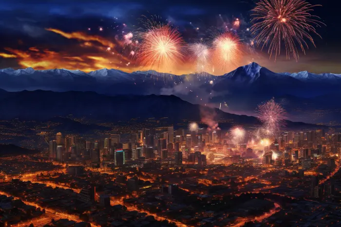 Silvester in Santiago de Chile