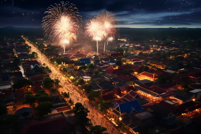 Silvester in Savannakhet