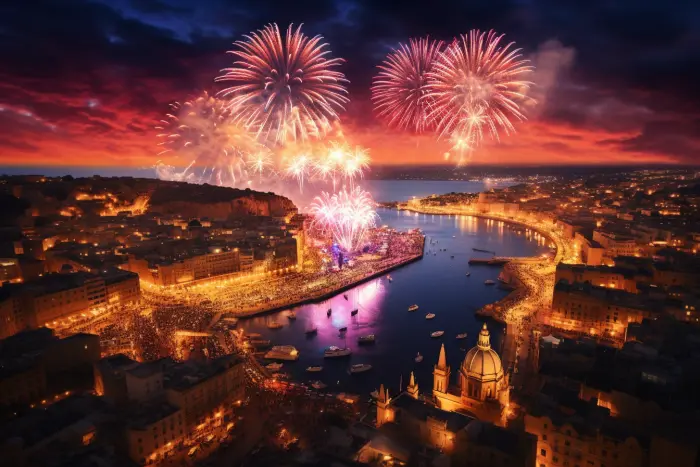 Silvester in Valletta