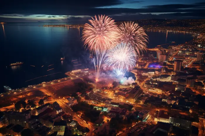 Silvester in Valparaíso