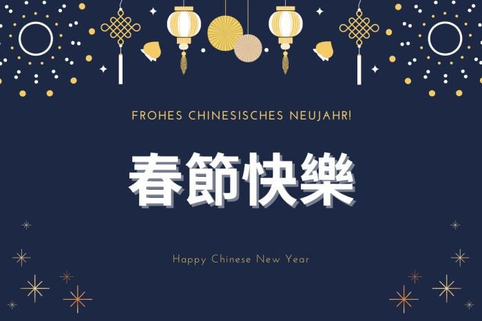 Frohes Chinesisches Neujahr
