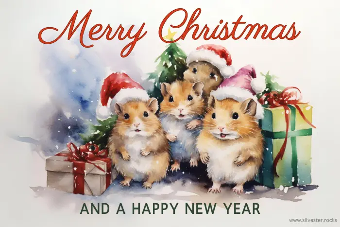 Merry CHristmas Hamster