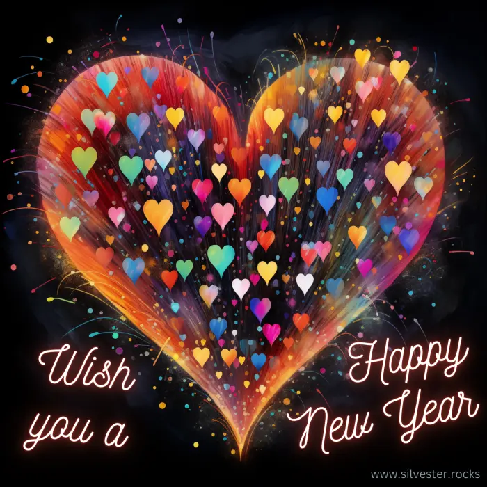 Herz - Wish you a Happy New Year