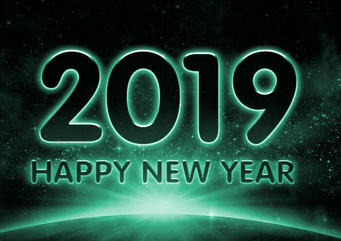 Frohes neues Jahr 2019