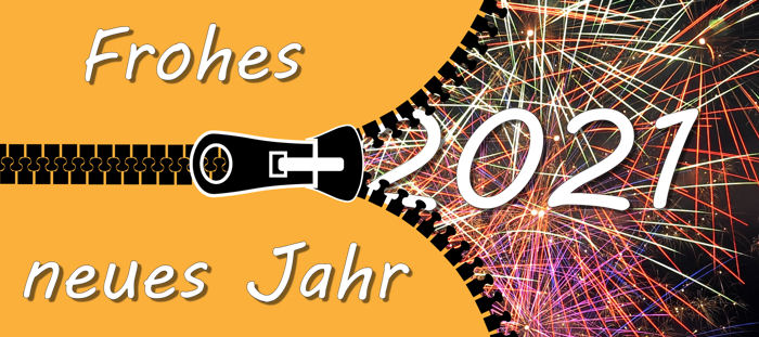 Frohes neues Jahr 2021 alt