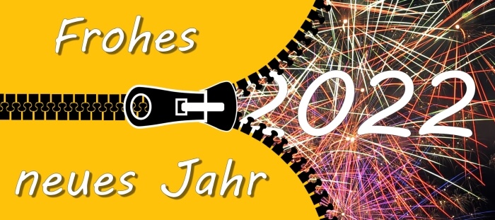 Frohes neues Jahr 2022 alt