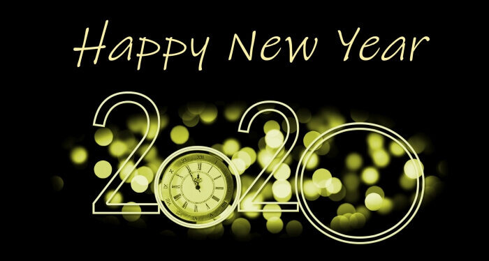 Happy Ney Year Jahreswechsel 2020