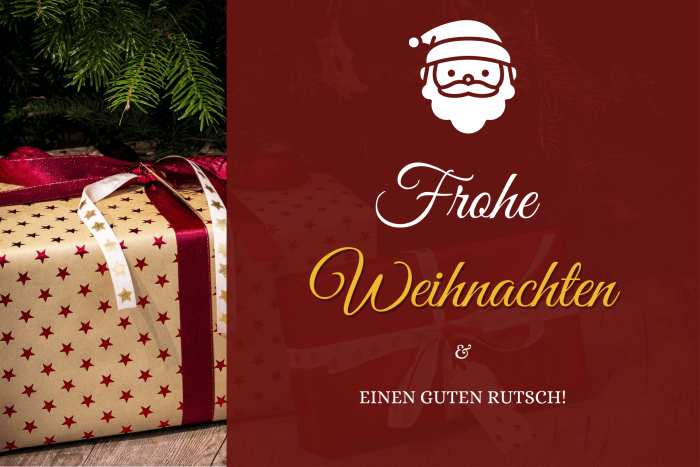 Frohe Weihnachten elegant